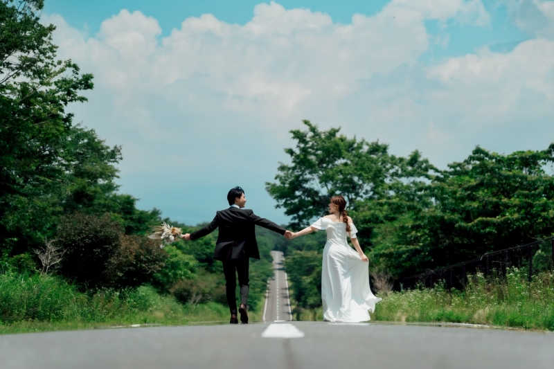 【ドレス付き】洋装ドレスレンタル♢富士山フォト150カットプラン!♢ヘアメイクアテンド/データ150カット