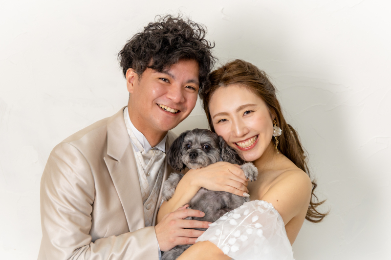 わんちゃんも主役！愛犬愛たっぷり抱っこカット♪