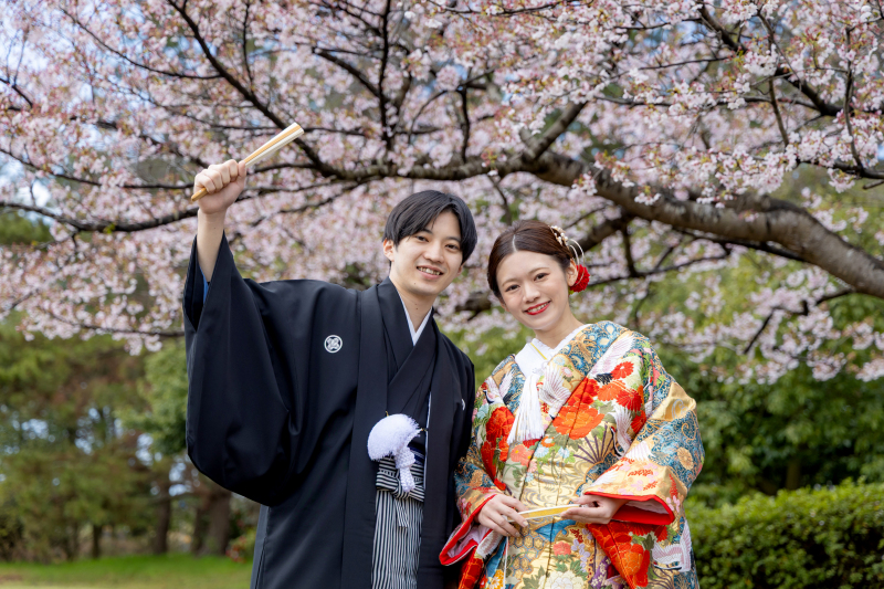 里帰りを兼ねた、遠方や県外の方の撮影も大歓迎♪ 記念と思い出を残す桜フォト