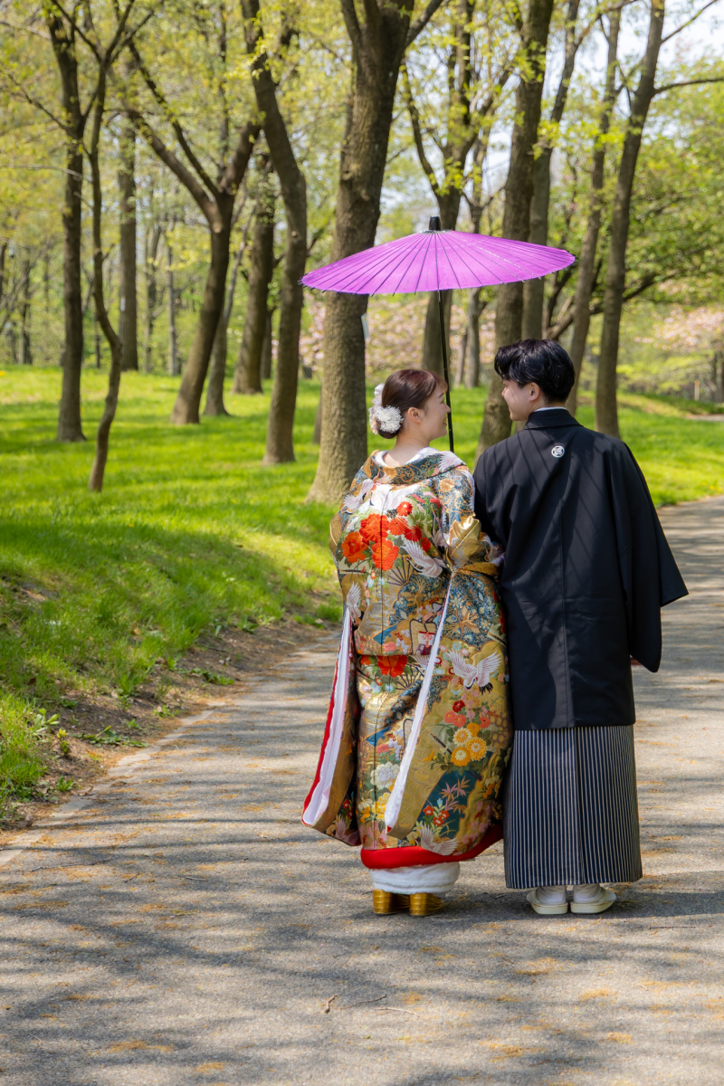 【土日祝UP料金なし】5・６月撮影限定割引＊新緑フォト《和装ロケ撮影／データ★デザインアルバム付》通常より￥33,000オフ！！