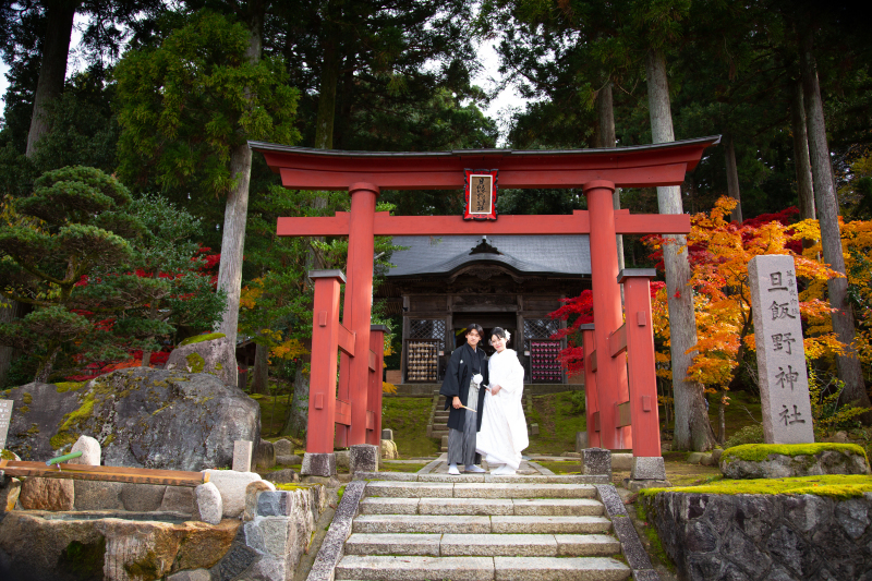 和装で神前式が執り行える!写真は少めでOK【衣装も付いた挙式フルプラン】挙式スナップ〜集合写真+さらにスタジオ撮影も♪