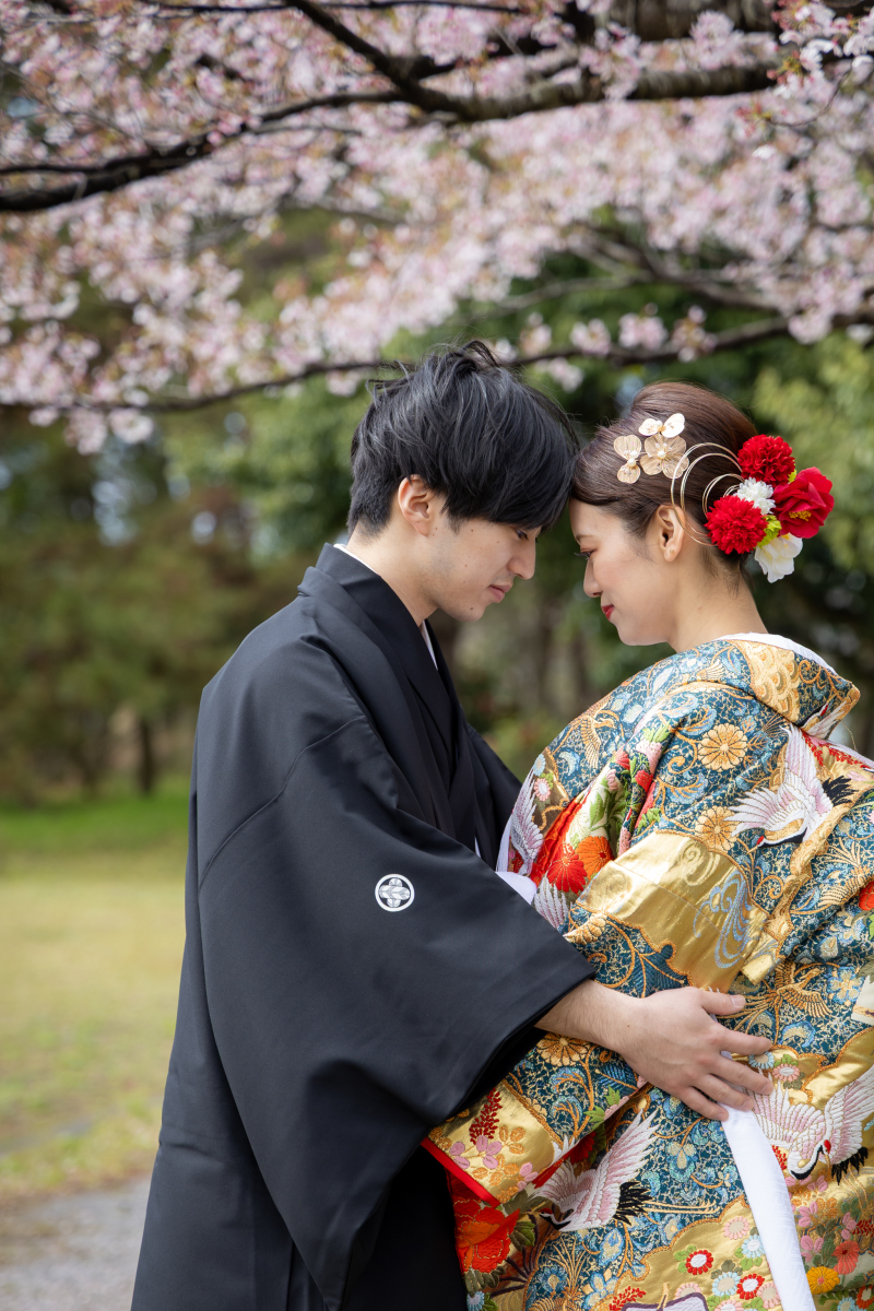 【土日祝UP料金なし】スタジオ側！鳥屋野潟公園等で桜フォトも出張無料！《和装ロケorスタジオ撮影／データ》