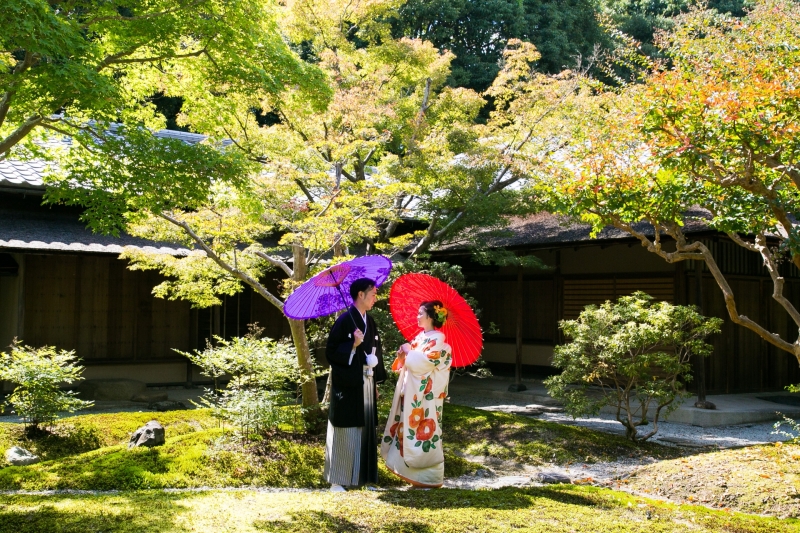 【土日祝UP料金なし】5・６月撮影限定割引＊新緑フォト《和装ロケ撮影／データ★デザインアルバム付》通常より￥33,000オフ！！