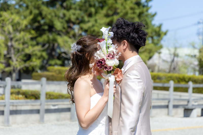 【土日祝UP料金なし】5・６月撮影限定割引＊新緑フォト《洋装ロケ撮影／データ★デザインアルバム付》通常より￥33,000オフ！