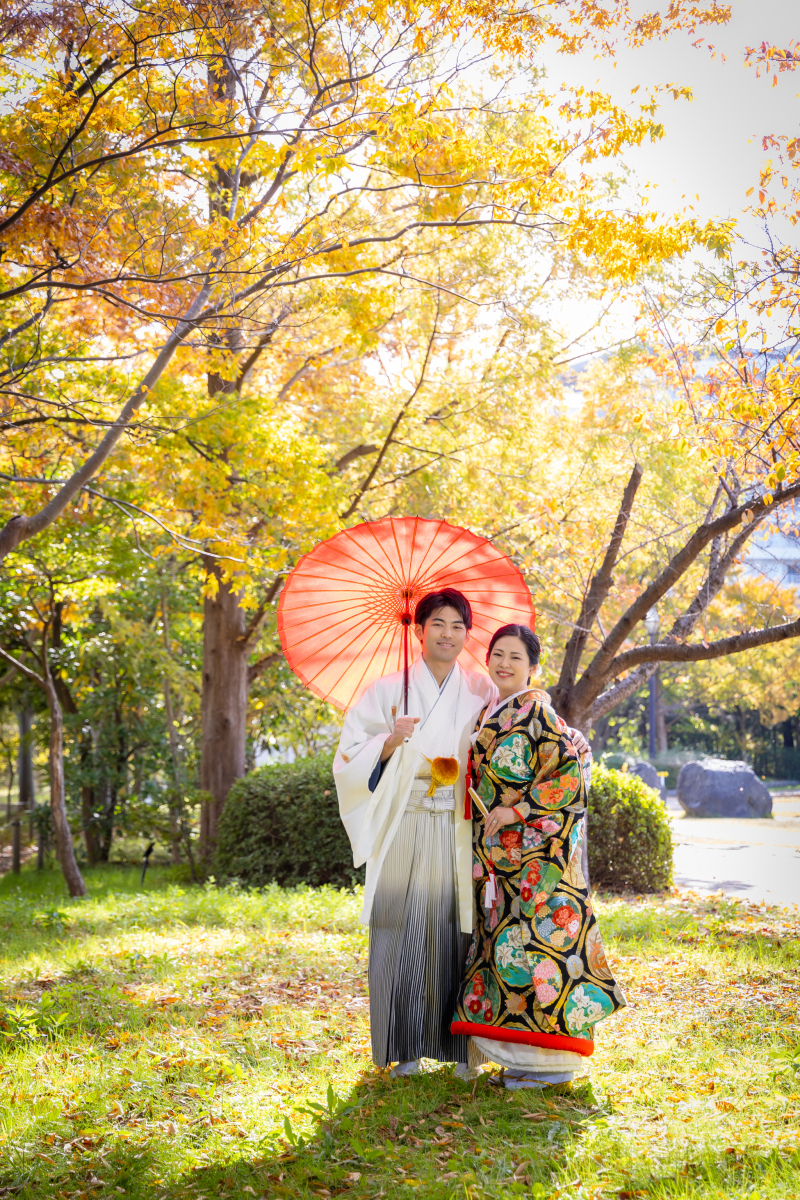 【秋のトク割】〜10月撮影限定《和装・洋装スタジオorロケ撮影/データ》通常より10%OFF!¥99,000→¥89,100