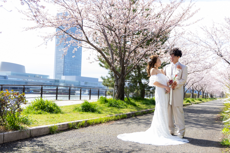 【土日祝UP料金なし】自由に選べる新潟市内スポット《洋装ロケ撮影／データ★アルバム&市内出張・交通費付》