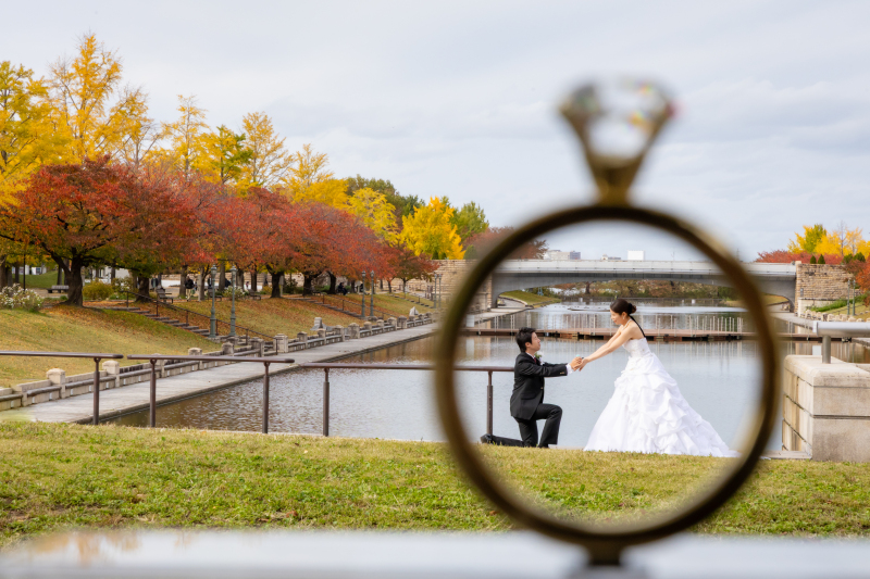 洋装で新潟市内のお好きなロケスポットへ♪ どこに行っても【出張料＆交通費無料】アルバム等全てコミコミ！満足感◎ロケフォトプラン＊