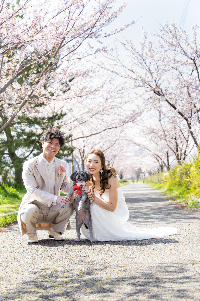 抱っこOK◎【 万が一の衣装保証込みで安心! 】ペットとたっぷり撮影プラン*洋装+データ50カット