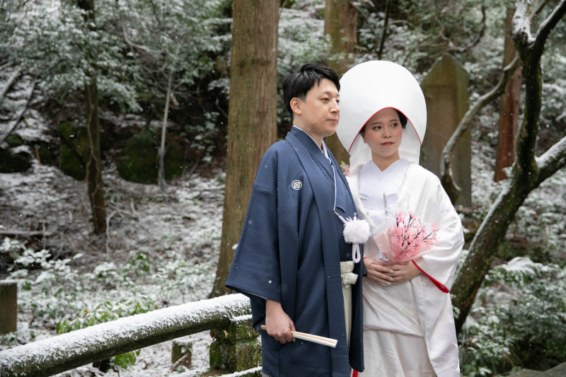 雪×和装!冬のロケーション撮影プラン*データ50カット|積雪状況によるリスケもOK◎近隣スポット出張料無料!