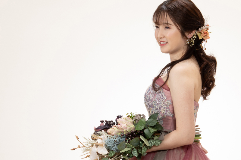 【ソロウエディングフォト】新婦さまお一人での撮影も大歓迎♪洋装1点&データ付き!