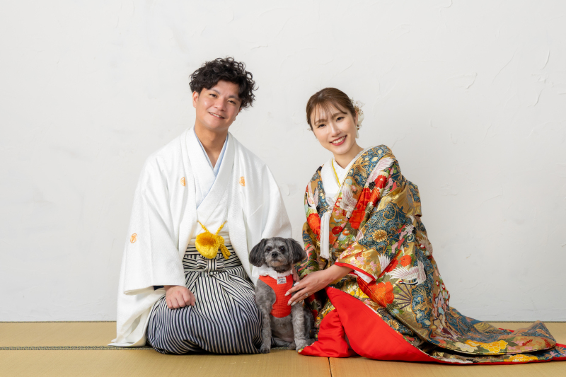 ※抱っこOK◎ペットと和装・洋装でたっぷり撮影【 万が一の衣装保証込みで安心！ 】データ100カット＊スタジオでもロケでも可♪