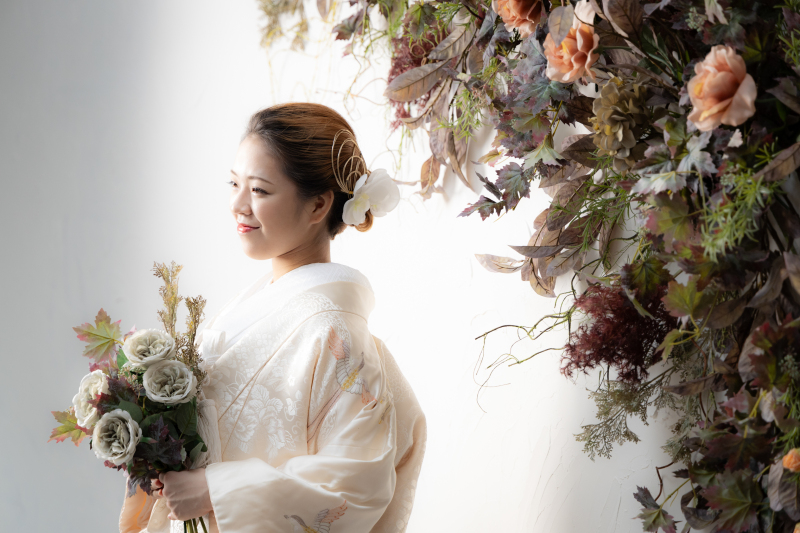 【ソロウエディングフォト】新婦さまお一人での撮影も大歓迎♪洋装1点&データ付き!
