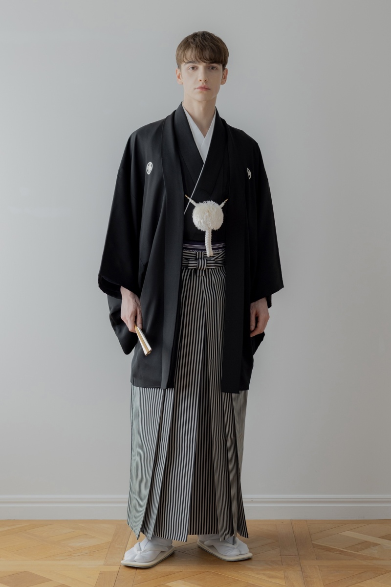 黒 羽二重 紋服・袴
