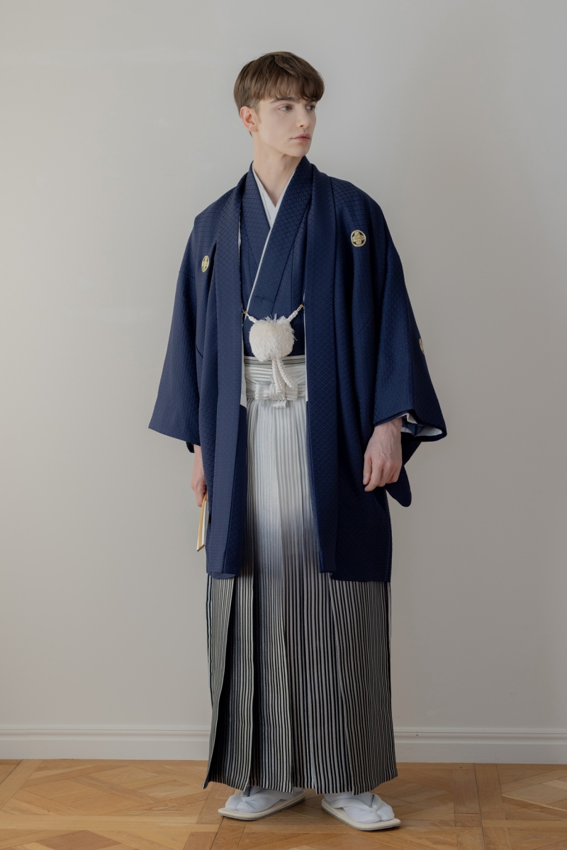 紺菱 紋服・袴
