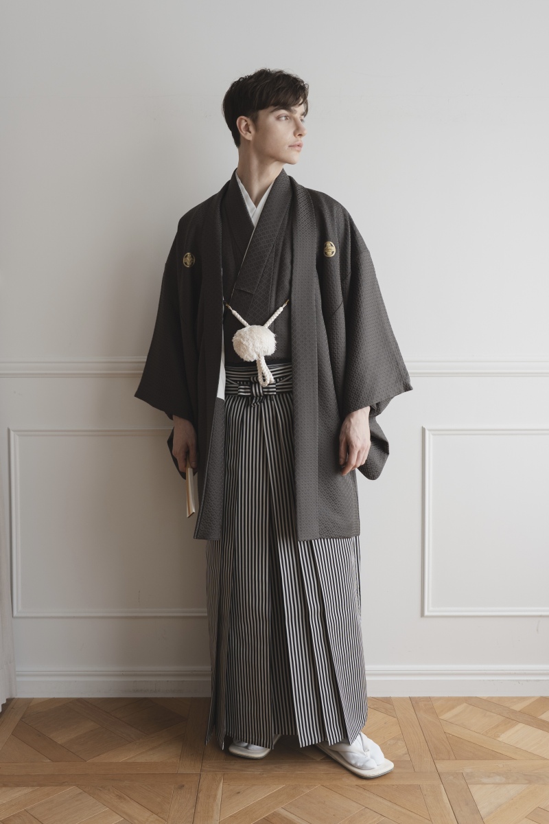 茶菱 紋服・袴