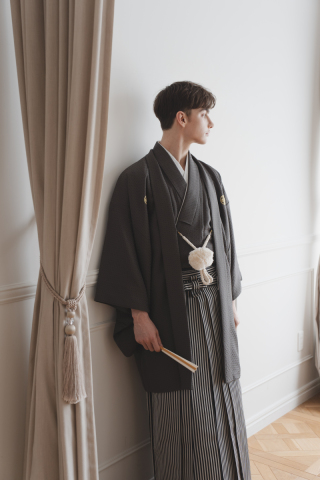 茶菱 紋服・袴