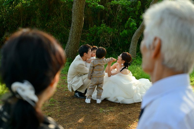 お子様と一緒に撮影できるのは前半のみです!