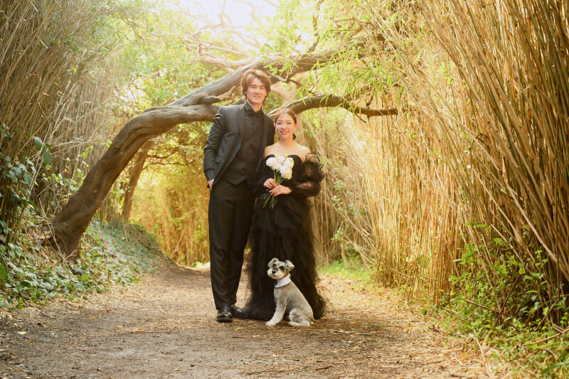 ペットと一緒に前撮り