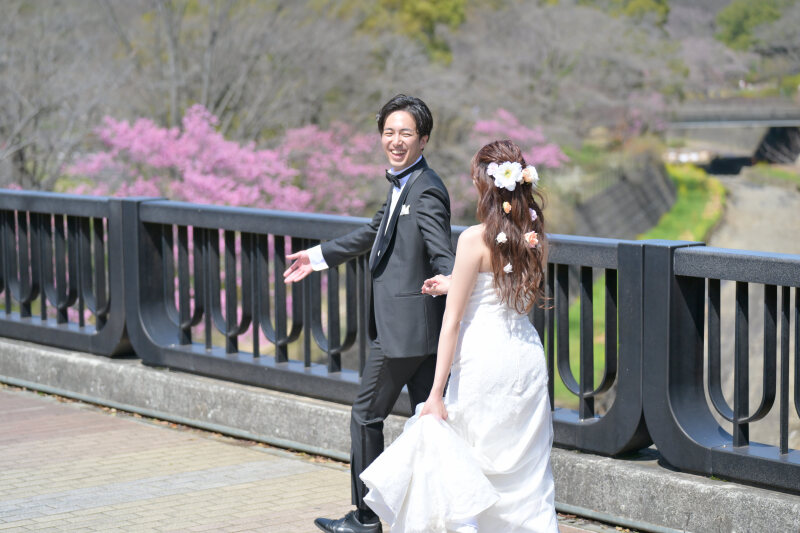 春の季節にしか撮れないお洒落な仕上がりに