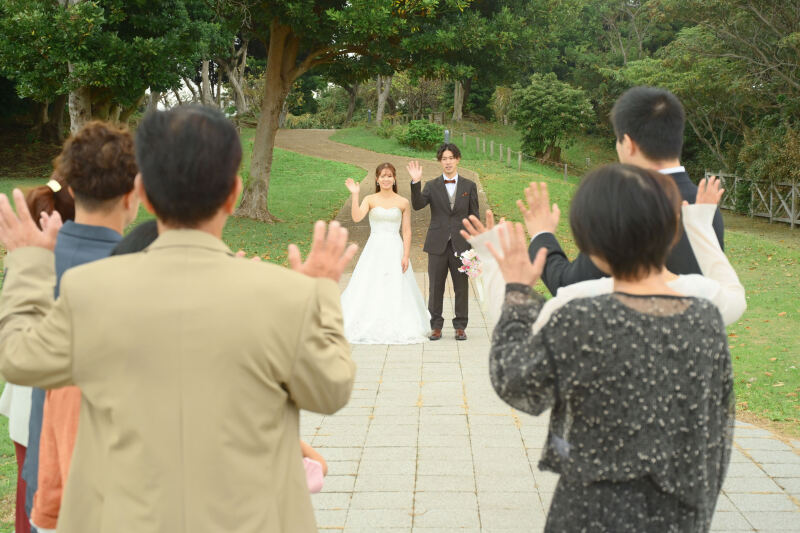 挙式さながらの盛り上がり！