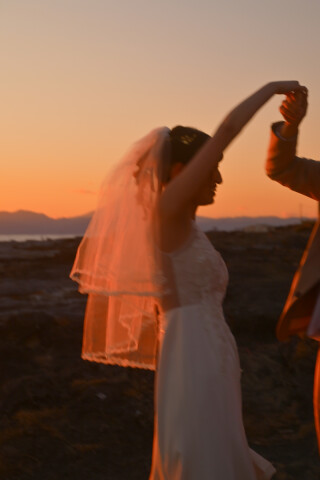 ショートベール-01 (ヘア装着用)