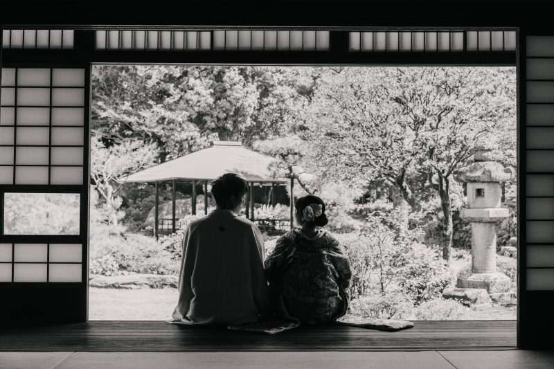 和装でのロケーション