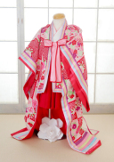 1Bｰ14　赤&times;ピンク　赤十二単