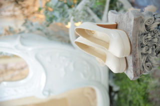 ウエディングドレスパンプス