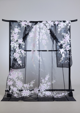 Wd35　オーガンジーブラック