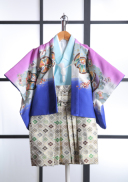 2B-7　パープル水色ぼかし鷹