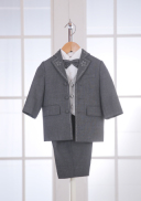 2-89　グレー星ステッチ