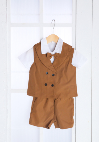 ブラウンベスト