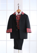 2-98　赤白黒チェック