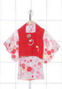 1B-5　赤&times;白　花夢二