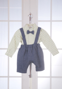 1-200　デニム肩紐紐パンツ