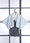 1B－19　mini夢水色半月ジーンズ袴