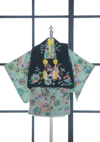 1B-3　黒鷹　黒&times;グリーン