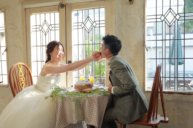 森のパン屋さんで森のファーストバイト♪