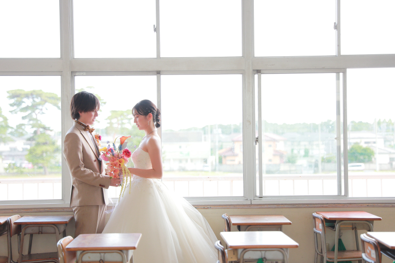 思い出の場所でウエディングフォト♪