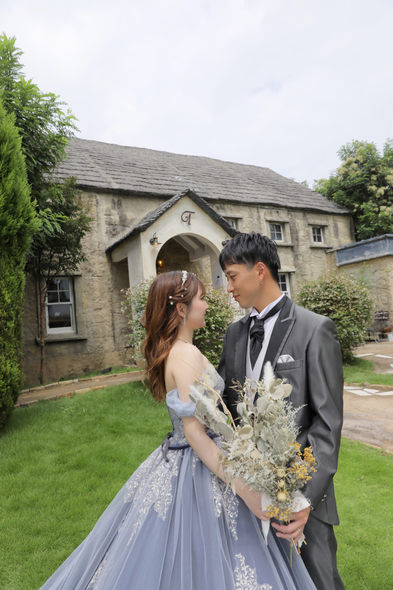 森のパン屋さんで見つめ合いショット…