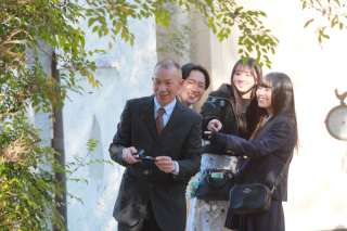 ご自身の携帯でスナップ撮影