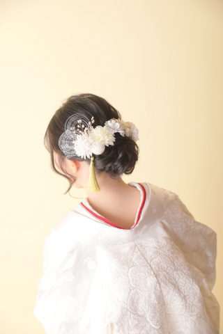 ご新婦様ヘアチェンジ