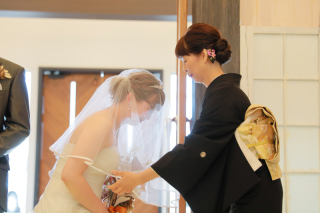 ベールダウン風写真