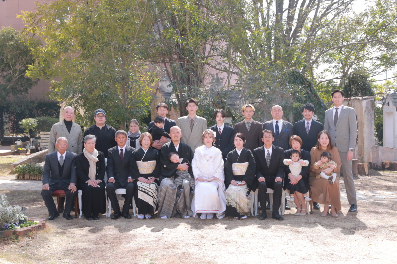 【ご両親様と一緒に撮影希望の方】和装で集合撮影 アルバム・全データ/使用データ付き♪