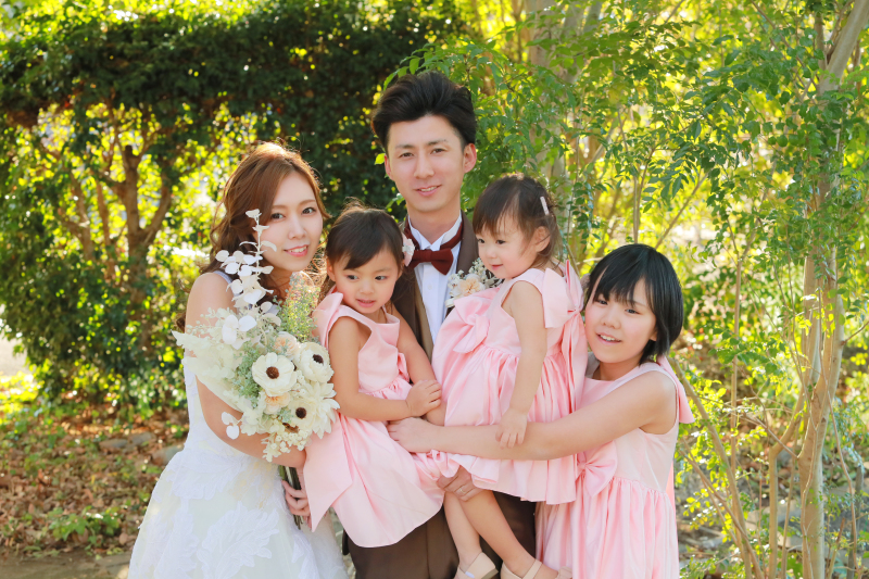 【3才~13才までのお子様も一緒にフォトウエディングご希望の方】お子様お衣装レンタル込み・アルバム・全データ/使用データ付き♪