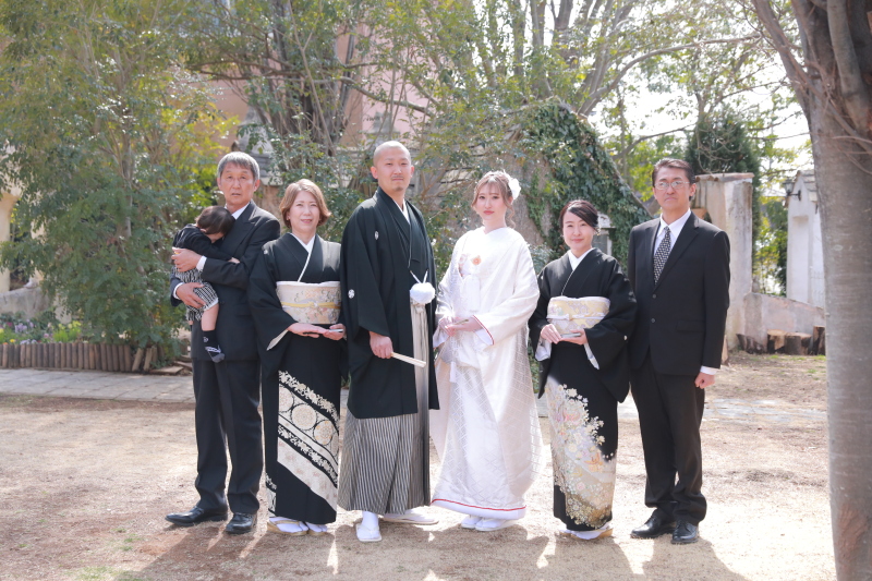 【ご両親様と一緒に撮影希望の方】和装で集合撮影 アルバム・全データ/使用データ付き♪