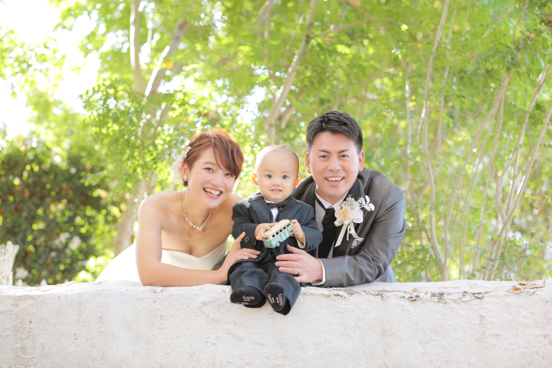 【1才~2才までのお子様も一緒にフォトウエディングご希望の方】お子様お衣装レンタル込み・アルバム・全データ/使用データ付き♪