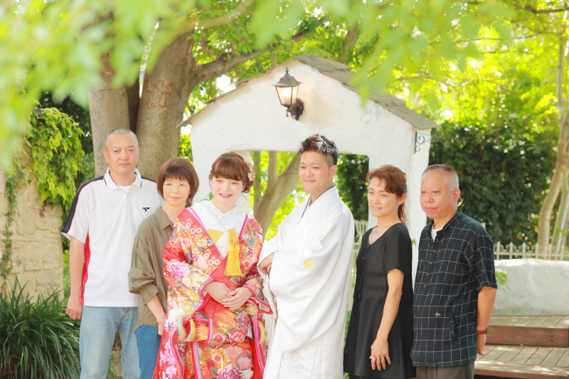 【ご両親様と一緒に撮影希望の方】和装で集合撮影 アルバム・全データ/使用データ付き♪