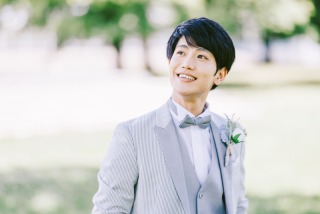 新郎ヘアセット