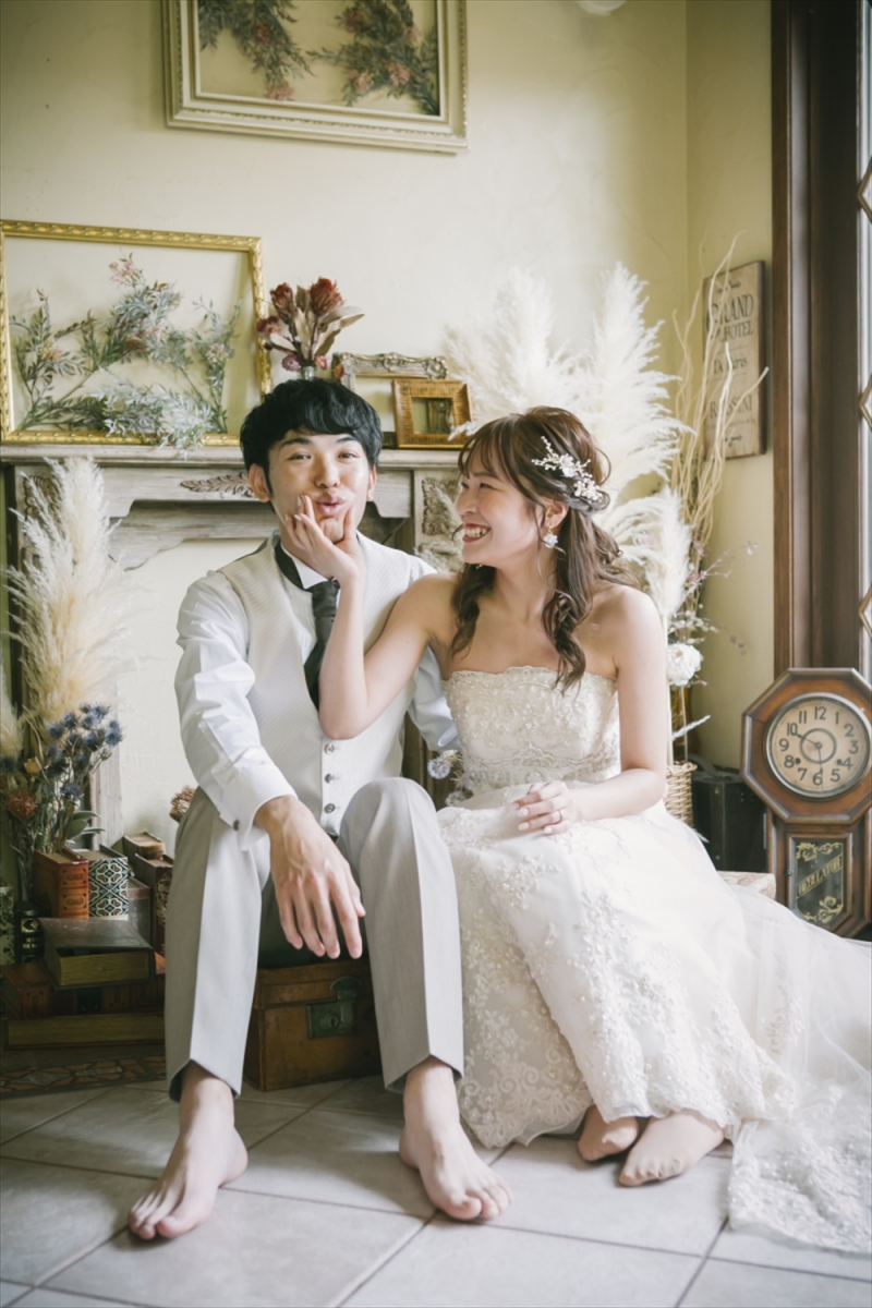 洋装スタジオにて